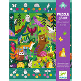 Puzzle gigant Djeco, Aventuri in padure, + 5 ani