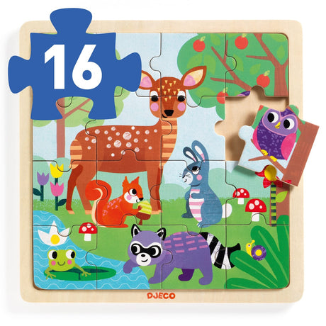 Puzzle lemn Forest Djeco