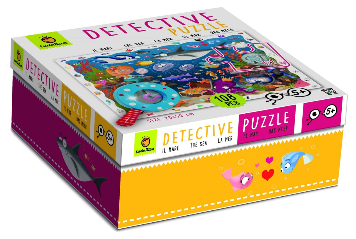 Puzzle Observatie Micul Detectiv - Marea, Ludattica, + 5 ani, 108 piese