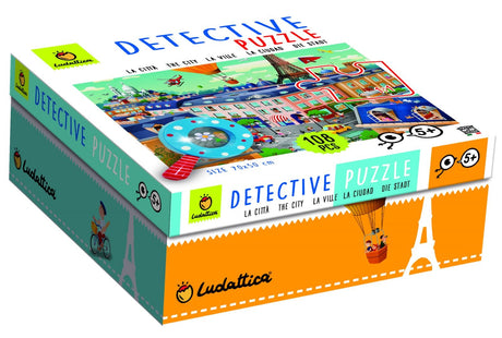 Puzzle Observatie Micul Detectiv - Orașul, Ludattica, + 5 ani, 108 piese