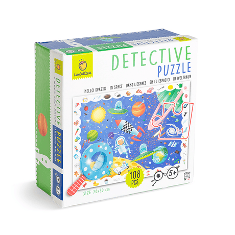 Puzzle Observatie Micul Detectiv - Spațiul - NEW, Ludattica, + 5 ani, 108 piese