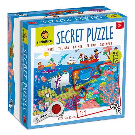 Secret Puzzle - Marea, Ludattica, 2-5 ani, 24 piese