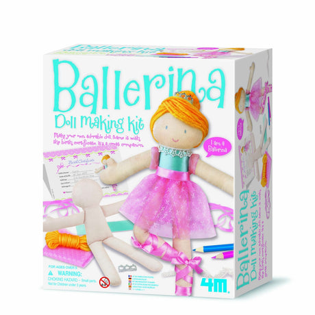 Set creativ Realizeaza propria papusa - Balerina, + 8 ani