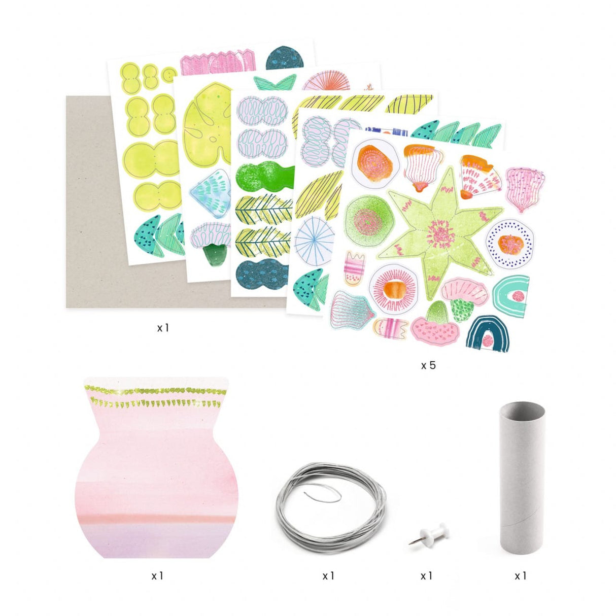 Set DIY Flori delicate, Djeco