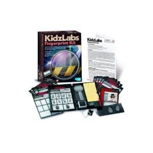 Set educativ STEM - Amprente digitale KidzLabs, 4M, +10 ani