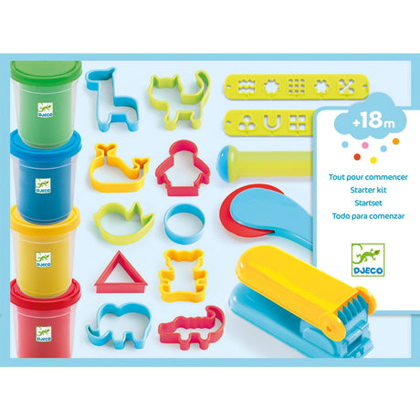 Set modelaj cu plastilina Djeco, culori de baza