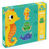 Set Puzzle-uri evolutive Djeco, Ocean