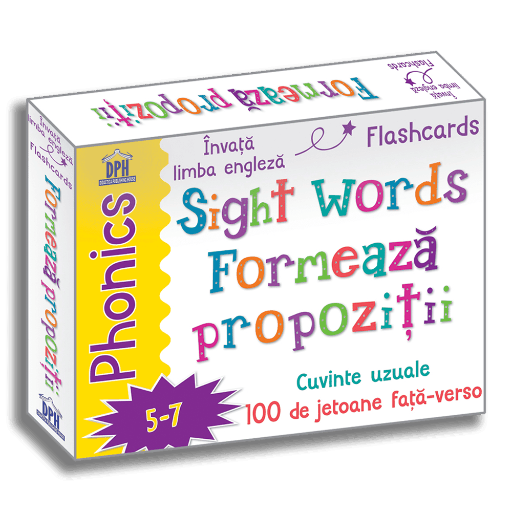 Sight words - Formeaza propozitii - Jetoane Limba Engleza