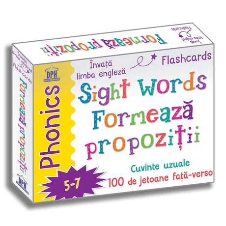 Sight words - Formeaza propozitii - Jetoane Limba Engleza