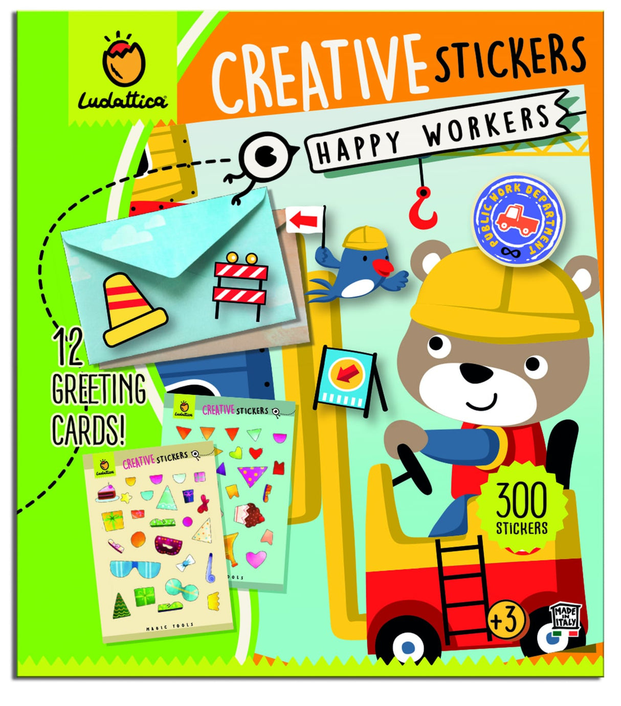 Stickere creative - Profesii si meserii, Ludattica,2-3 +