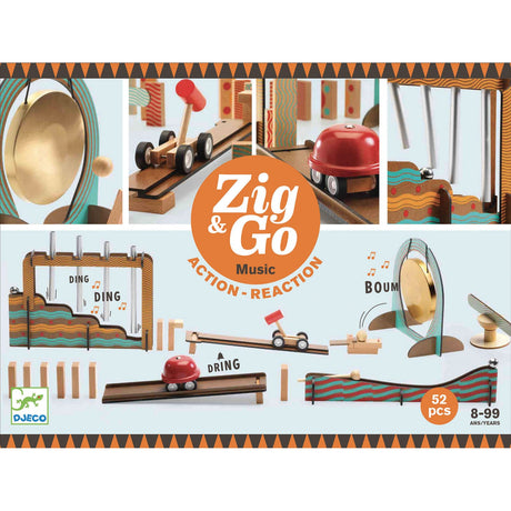 Zig and Go Djeco, set de constructie trasee, Muzica